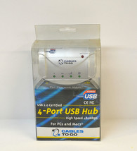 !USB 2.0 Certified 4-Port USB Hub High Speed 480 Mbps - $4.84