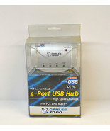 !USB 2.0 Certified 4-Port USB Hub High Speed 480 Mbps - $6.61 CAD