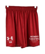 Womens Long Basketball Shorts Red Under Armour Size S Small Hip Hop Gansta - £14.94 GBP