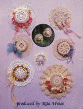 1985 Doilies To Crochet For Little Hats Pineapple Rita Weiss Mary Thomas Book - $12.99