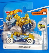 Hot Wheels 2017 Short Card HW Snow Stormers #44 Mountain Mauler Light Bl... - $2.50