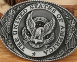 United States Belt Buckle Metal BU27 - $9.95