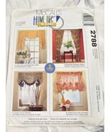 McCalls Home Decor Sewing Pattern 2788 Window Treatments - $6.68 CAD