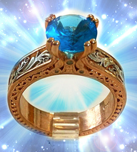  HAUNTED CODEX RING ENCODED ANCIENT SCRIPTS HIGHEST LIGHT MAGICK SCHOLAR image 2