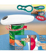 One Touch Cordless Automatic Can Opener with Free Grip Mate Jar Lid Open... - $19.95