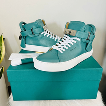 BUSCEMI Mid Sneaker, Women’s Italian Leather Hightop , Size 38 (Euro) Pe... - $469.00