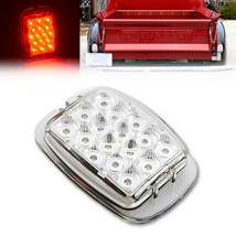 Red LED Tail Brake Light Clear Lens Each for 1940-53 Chevy GMC Truck &amp; 37-38 Car - £26.33 GBP