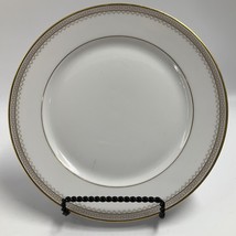 H &amp; C Heinrich Ardmore Gold Black Greek Key 8&quot; Individual Luncheon Plate - £7.11 GBP