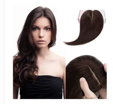 Elailite Human Hair Toppers for Women with Thinning Hair Clip in V3.0 Re... - £45.64 GBP