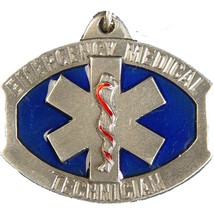Emergency Medical Technician Enamel Keychain - £10.01 GBP