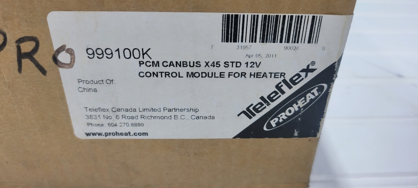 Proheat Heat PCM Canbus STD Control Module 12v X45 999100K Item image 2