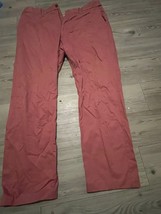 M&amp;S COLLECTION Mens Dusky Pink Grey Chino Trousers W40 L33 - $30.78