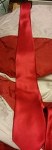 020 Men&#39;s Nice Red 100% Handmade Silk Jeffrey Banks Tie Necktie Gently Used - £7.76 GBP