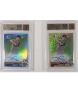 Lotto Di 2 BGS 9.5 2017 Bowman Chrome Prospect Thomas Szapucki W/ Auto &amp; - $217.78 CAD