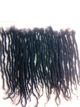 100% Human Hair Locks handmade Dreadlocks 50 pieces 8&quot; dark brown 1/b - £188.51 GBP