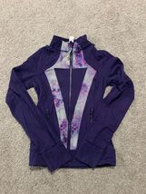 Invivva Zip Violet  Figure Skating Longsleeve Finger-cut Jacket - $13.85