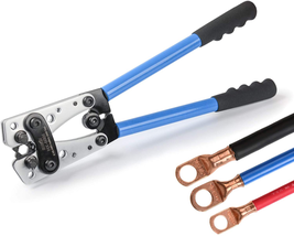 Cable Lug Crimping Tool For Heavy Duty Wire Lugs,Battery Terminal Copper... - $37.18