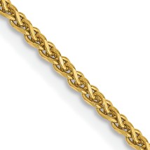 14K Gold 1.4mm Spiga Chain Jewelry 16&quot; FindingKing - £289.14 GBP