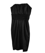 DELARU COLLECTION Women Strapless Pleated Detail Empire Waist Sexy Dress... - £12.93 GBP