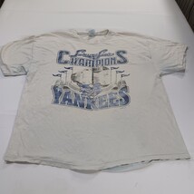 Vtg 2000 New York Yankees Subway Series Champions Mens XL White Graphic T-Shirt  image 15