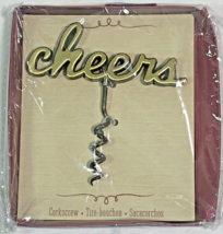 Kate Aspen Gold Colored Cheers Corkscrew Wine Bottle Opener - $9.78