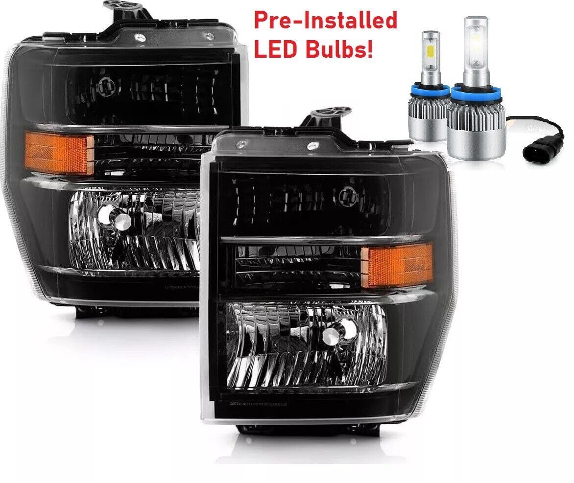 ENTEGRA COACH ESTEEM 2021 2022 BLACK LED HEADLIGHTS HEAD LIGHTS LAMPS