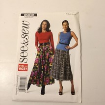 See &amp; Sew 5840 Size XS-XL Misses&#39; Skirt Very Easy - $12.86