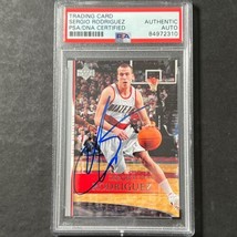 2007-08 Upper Deck #71 Sergio Rodriguez Signed Card AUTO PSA Slabbed Trail Blaze - £39.22 GBP