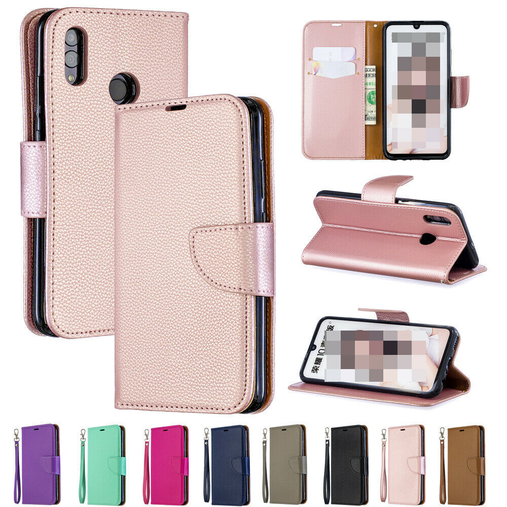 Primary image for For Huawei Y5 Y6 Y7 P Smart Plus 2019 Magnetic Flip Leather Wallet Case Cover