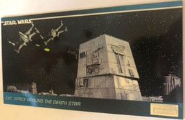 Star Wars Widevision Trading Card 1994  #90 Space Around The Death Star - £1.93 GBP