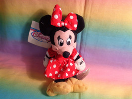 Disney Store Minnie Mouse Mini Bean Bag Plush 8&quot; - Damaged Tag - $4.30