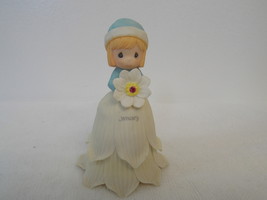 2000 Precious Moments Flower Girl of the Month January Figurine Bell - £19.66 GBP