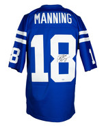 Peyton Manning Signed Colts Mitchell &amp; Ness Throwback Football Jersey Fa... - £660.69 GBP