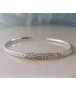 1 Pc 925 Silver Bangle, Unisex Bracelet Bangle kada , Openable Hammer - $34.26+