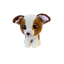 Ty Beanie Boos Hugo Plush Dog Puppy Gold Glitter Eyes Plush Stuffed Anim... - $11.38