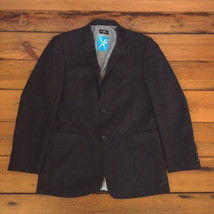 Marc Ecko Black Polyester Rayon Blend Suit Jacket Blazer S38 40&quot; Chest - £31.28 GBP