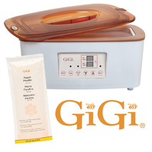 GiGi Digital Paraffin Bath with 6lb Peach Parriffin
