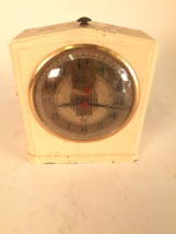 Vintage 1940s Ingraham Alarm Clock, Wind-up, Running - £16.18 GBP