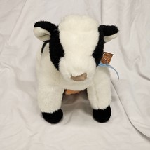 Vintage 1991 TY Classic Clover Black and White Cow Plush Bell Udder Bow ... - £23.79 GBP