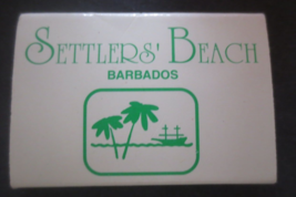 SETTLER&#39;S BEACH BARBADOS Matchbox Full and Unstruck - £1.38 GBP