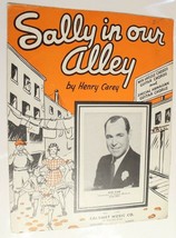Sally In Our Alley Vintage Sheet music 1935 - $8.90