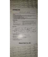 Hitachi Torchlight UB12D Instructions. *Instructions only* - $4.94