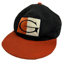 Vintage G Patch Logo Hat Cap Snap Back Orange &amp; Black Patch One Size Adjustable - £14.21 GBP