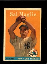 1958 TOPPS #43 SAL MAGLIE VG+ YANKEES UER *NY8401 - $9.80