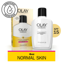 Olay Complete Lotion Moisturizer with SPF 15 Sun Protection for Normal Skin, 6.0 - £27.27 GBP