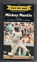 Greatest Sports Legends Mickey Mantle VHS Video Tape rare OOP - £14.99 GBP