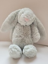 Jellycat Bashful Bunny Rabbit Plush 12” Light Green Seaspray? Stuffed An... - £26.61 GBP