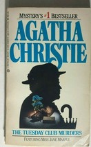 TUESDAY CLUB MURDERS Agatha Christie 1984 Berkley Miss Marple mystery paperback - £8.52 GBP