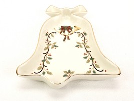 Mikasa Vintage Porcelain Bell Shape Candy/Nut Dish, &quot;Holiday Elegance&quot;, w/Box - £23.09 GBP