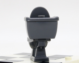 Custom Mini-figure Miniature Skibidi Toilet Man Toilet Man Grey building toys image 8